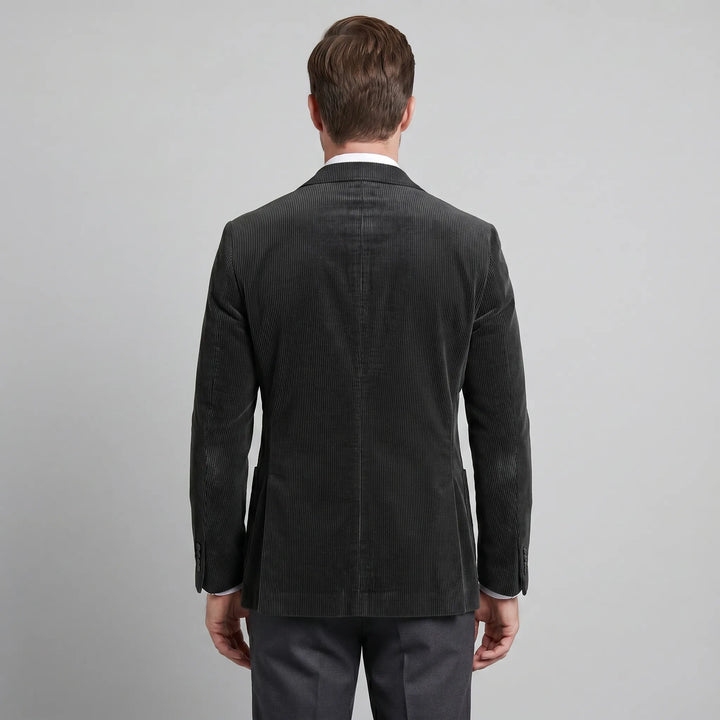 Heren corduroy blazer met vest