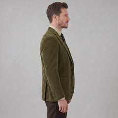 Heren corduroy blazer met vest