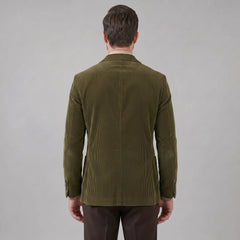 Heren corduroy blazer met vest