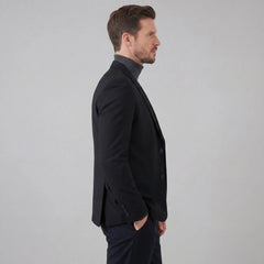 Slim fit blazer met lange mouwen