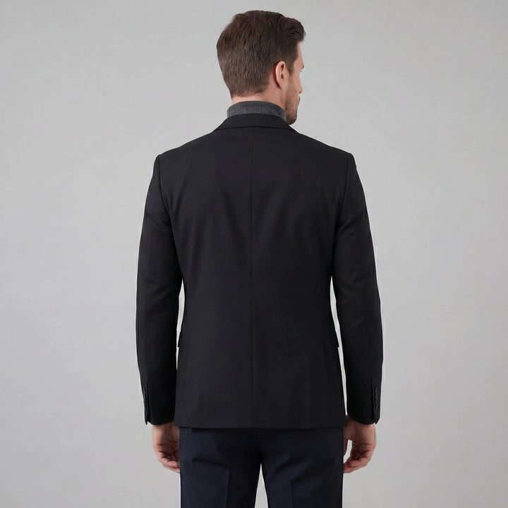Slim fit blazer met lange mouwen