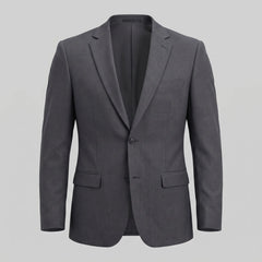 Slim fit blazer met lange mouwen