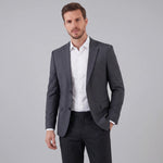 Slim fit blazer met lange mouwen