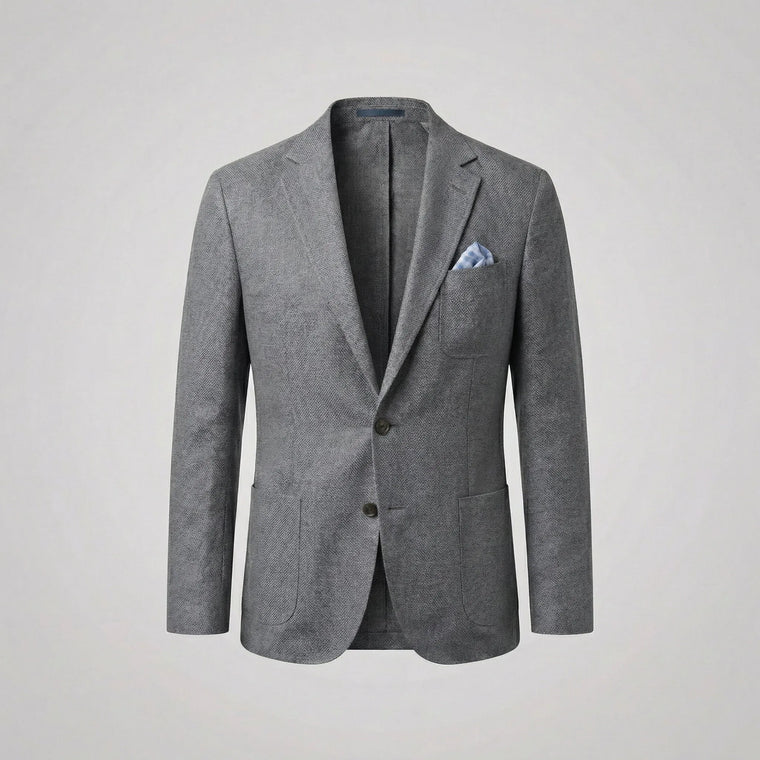 Casual blazer met borstzak