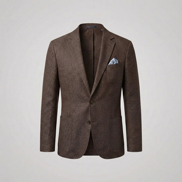 Casual blazer met borstzak