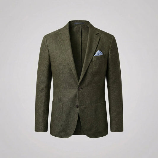 Casual blazer met borstzak