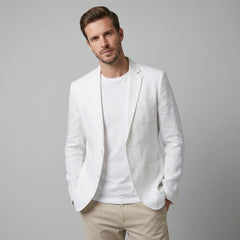 Heren blazer met knopen
