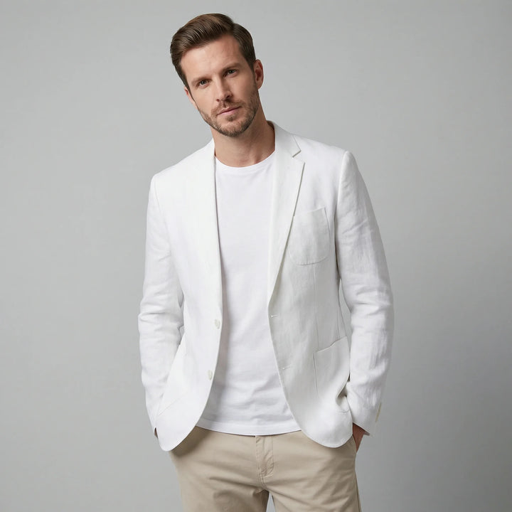 Heren blazer met knopen