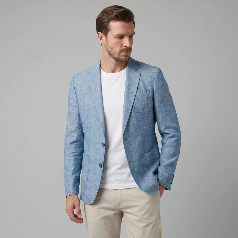 Heren blazer met knopen