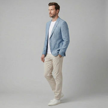 Heren blazer met knopen