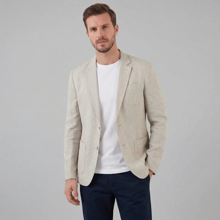 Heren blazer met knopen