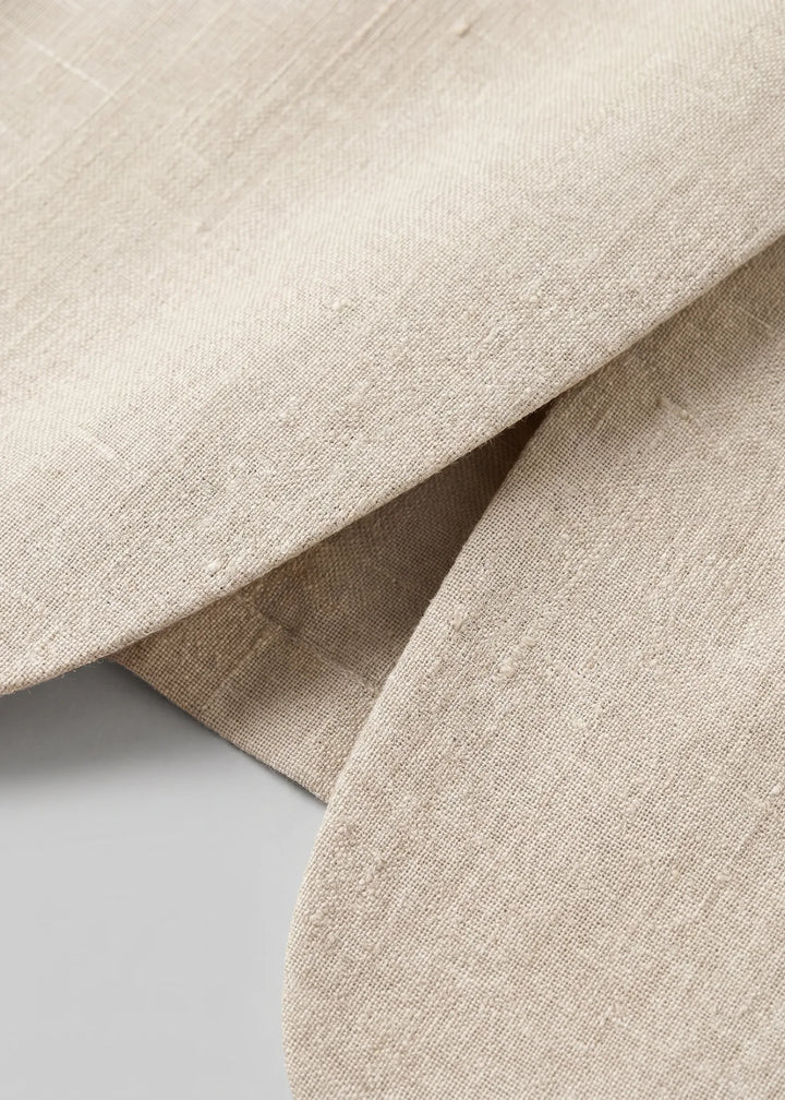 Linnen blend pak slim fit