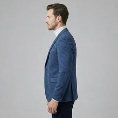 Heren blazer met V-hals