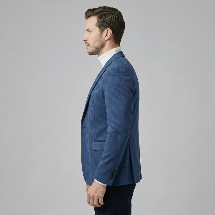 Heren blazer met V-hals