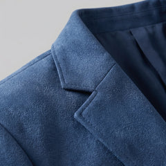 Heren blazer met V-hals