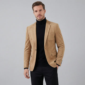 Heren blazer met V-hals