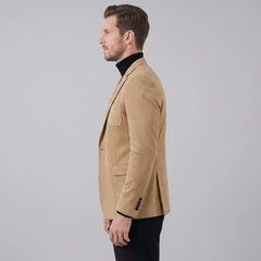 Heren blazer met V-hals