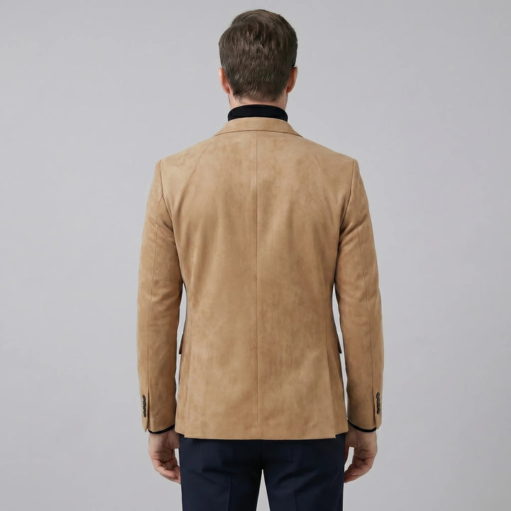 Heren blazer met V-hals