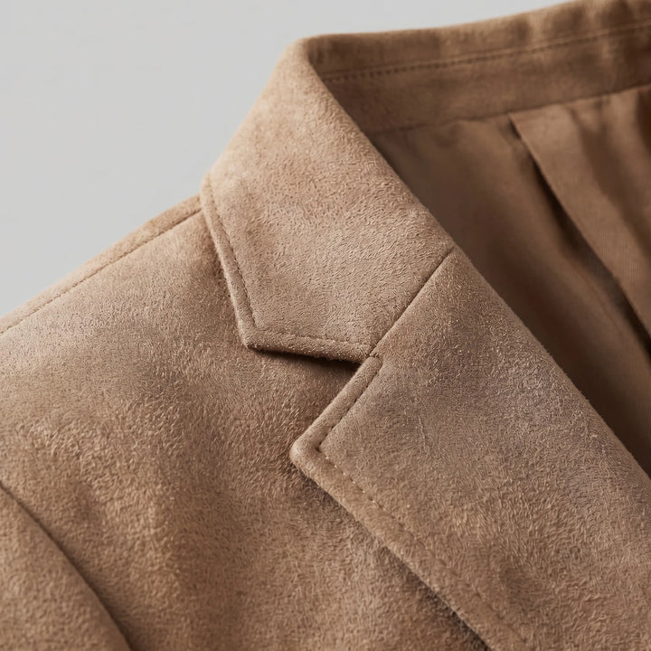 Heren blazer met V-hals