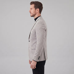 Heren blazer met V-hals