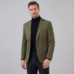 Heren blazer met V-hals