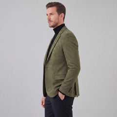 Heren blazer met V-hals