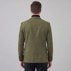 Heren blazer met V-hals