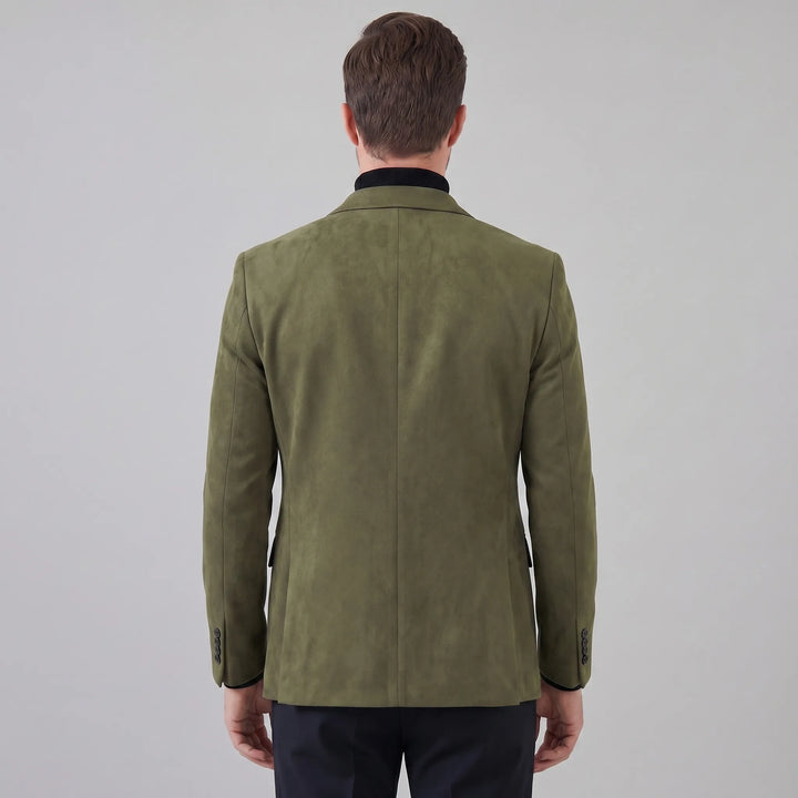 Heren blazer met V-hals