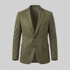 Heren blazer met V-hals