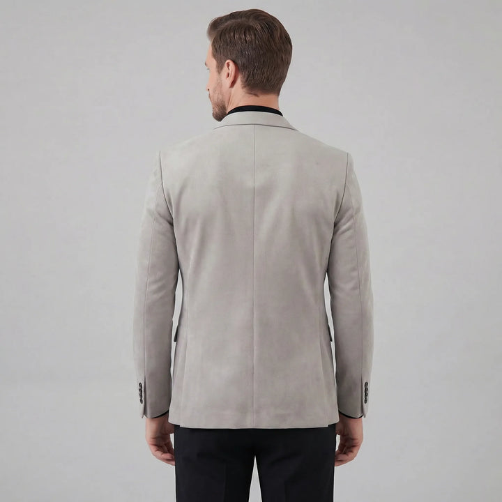 Heren blazer met V-hals