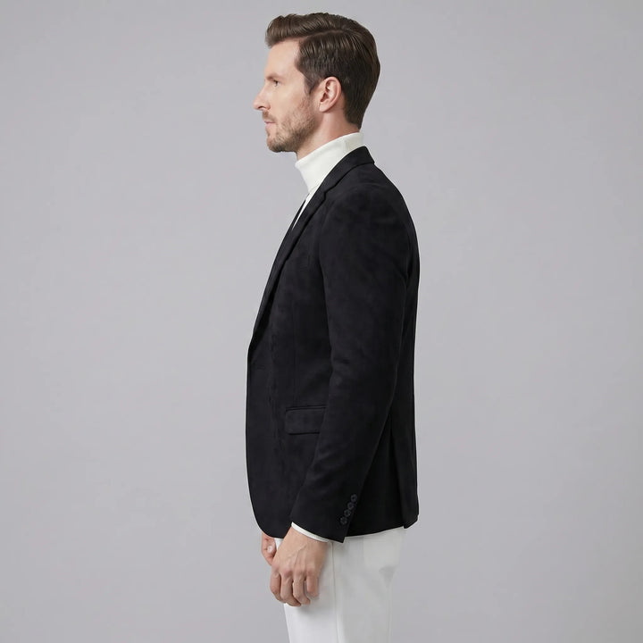 Heren blazer met V-hals