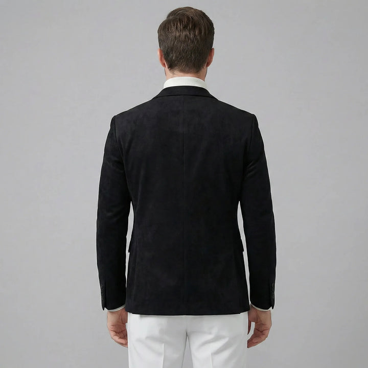 Heren blazer met V-hals