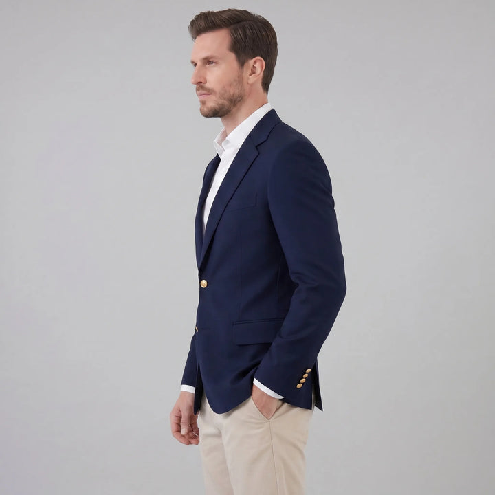 Heren blazer met lange mouwen