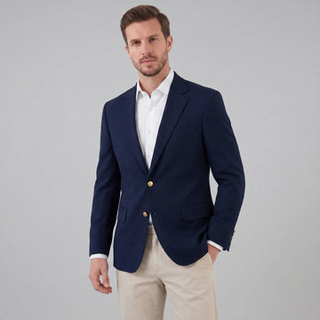 Heren blazer met lange mouwen