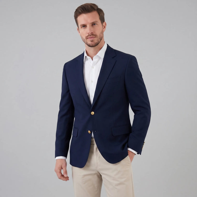 Heren blazer met lange mouwen