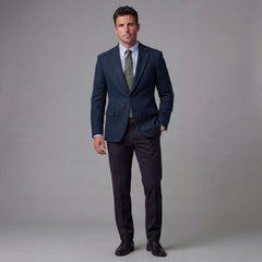 Heren blazer met flapzakken