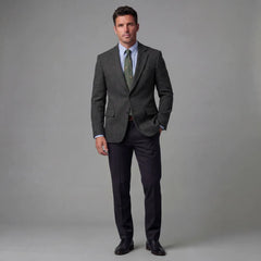 Heren blazer met flapzakken