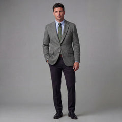 Heren blazer met flapzakken