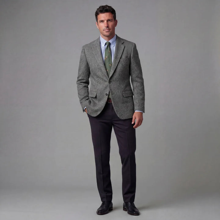 Heren blazer met flapzakken