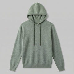 Hoodie met trekkoord en ribbels