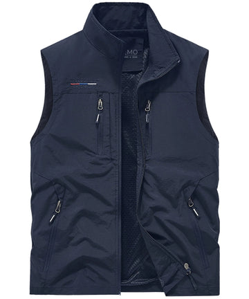 Bodywarmer met hoge kraag