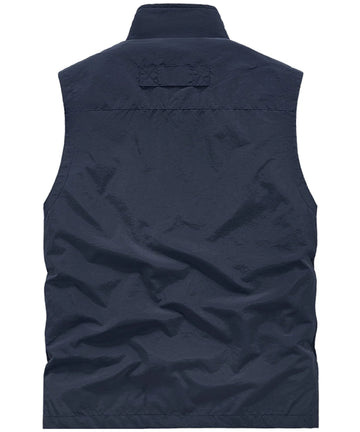 Bodywarmer met hoge kraag