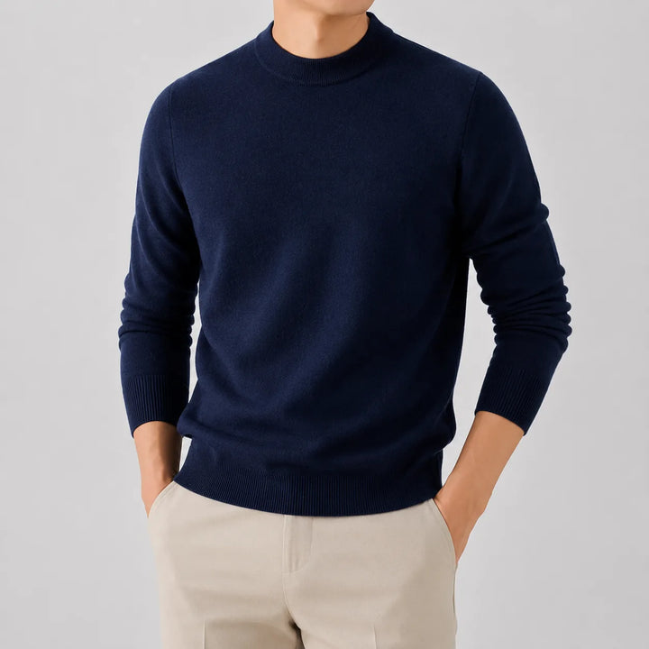 Trui met crew neckline en lange mouwen