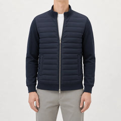 Puffer jacket met quilted design