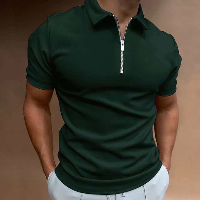 Hugo's Polo | Casual herenpolo met rits