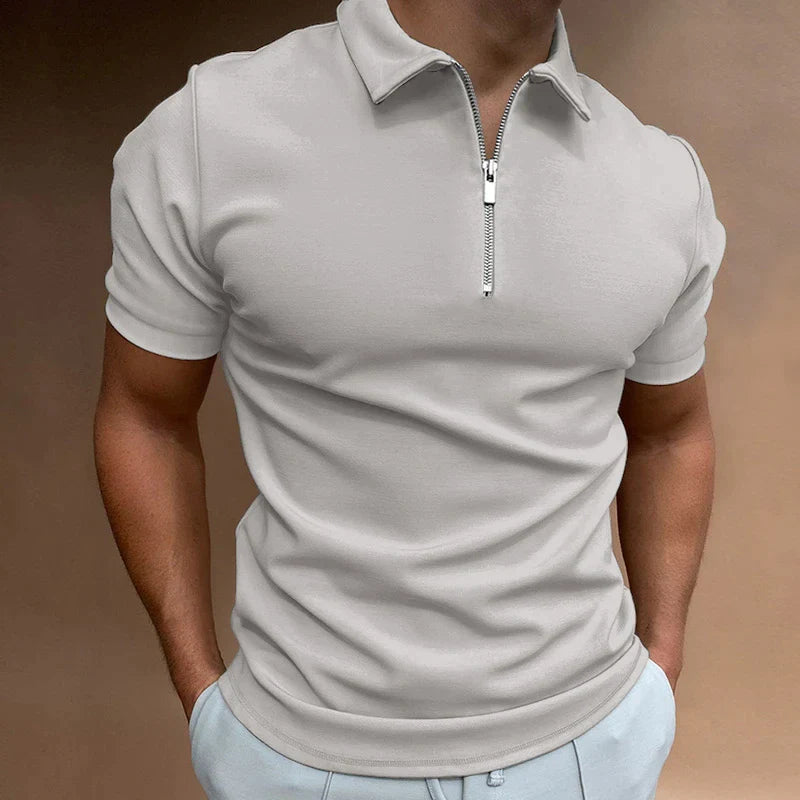 Hugo's Polo | Casual herenpolo met rits