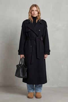 Oversized wollen trenchcoat