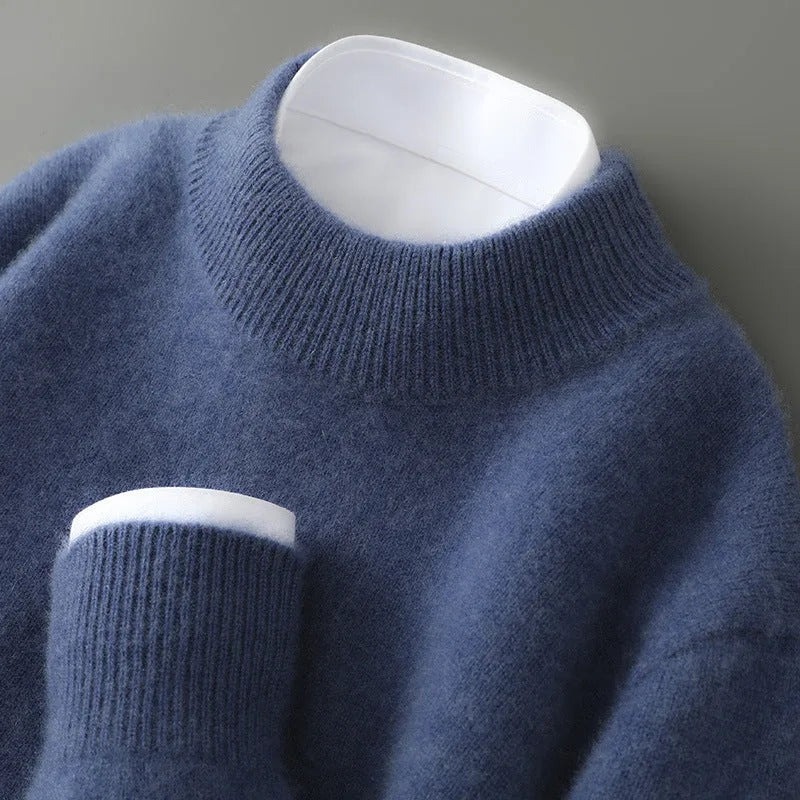 Cashmere trui met crew neckline