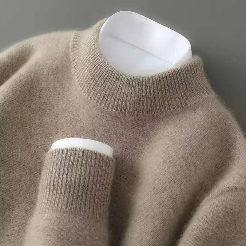 Cashmere trui met crew neckline