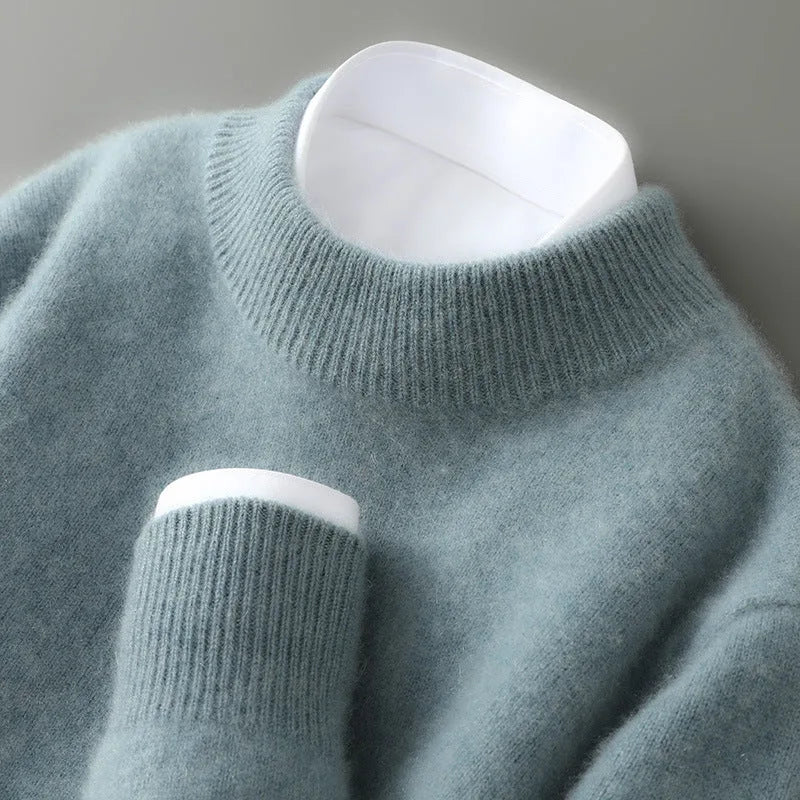 Cashmere trui met crew neckline
